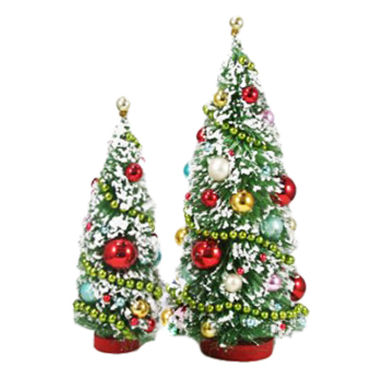Decorated Retro Holiday Trees