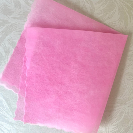 Scalloped Edge Mulberry Paper Wrap