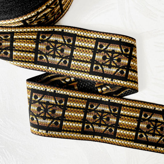 Brown_Geometric_Jacquard_Ribbon