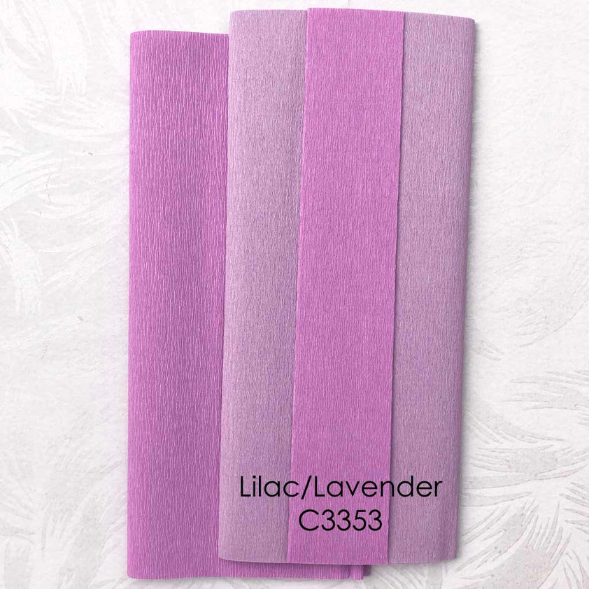 Double Sided Doublette, German Crepe Paper, "Gloria" Rose Mille