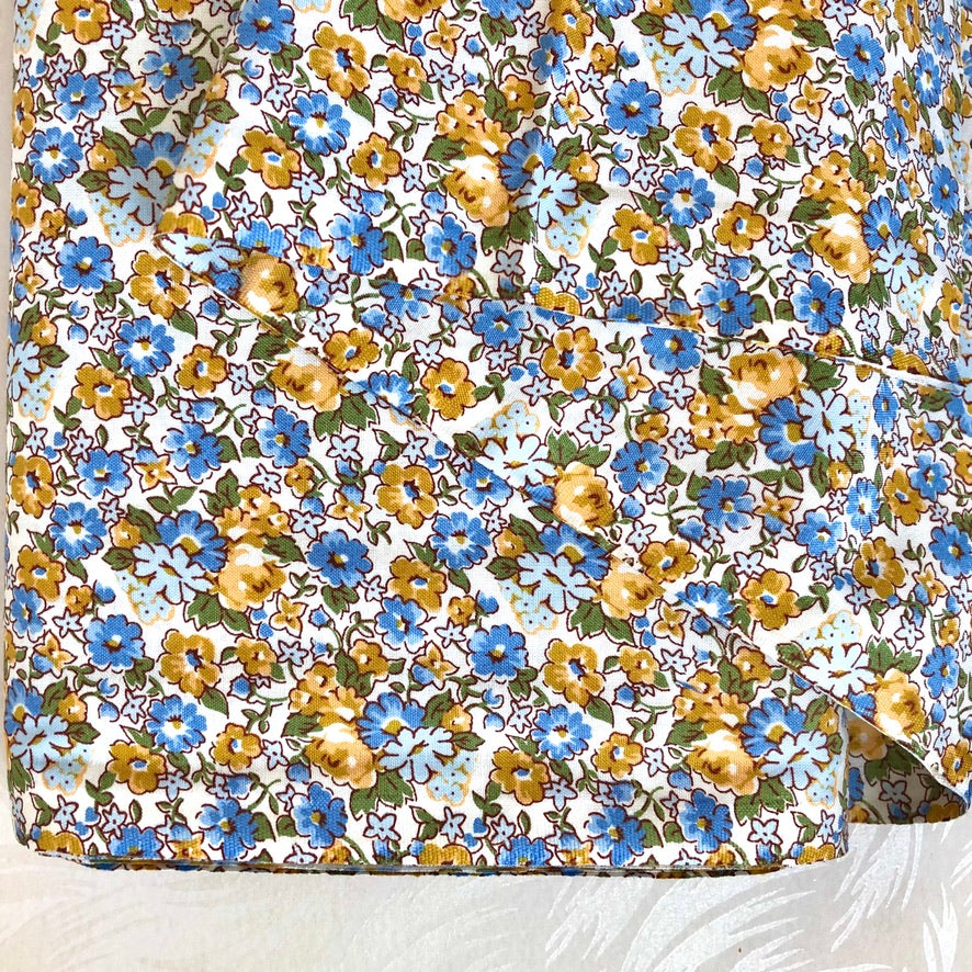 Tiny Print Cotton Flour Sack Fabric
