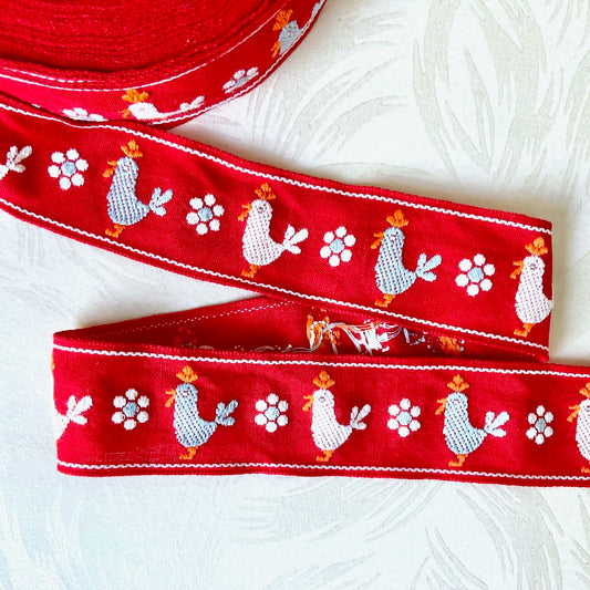    Chicken_Flower_Jacquard_Ribbon