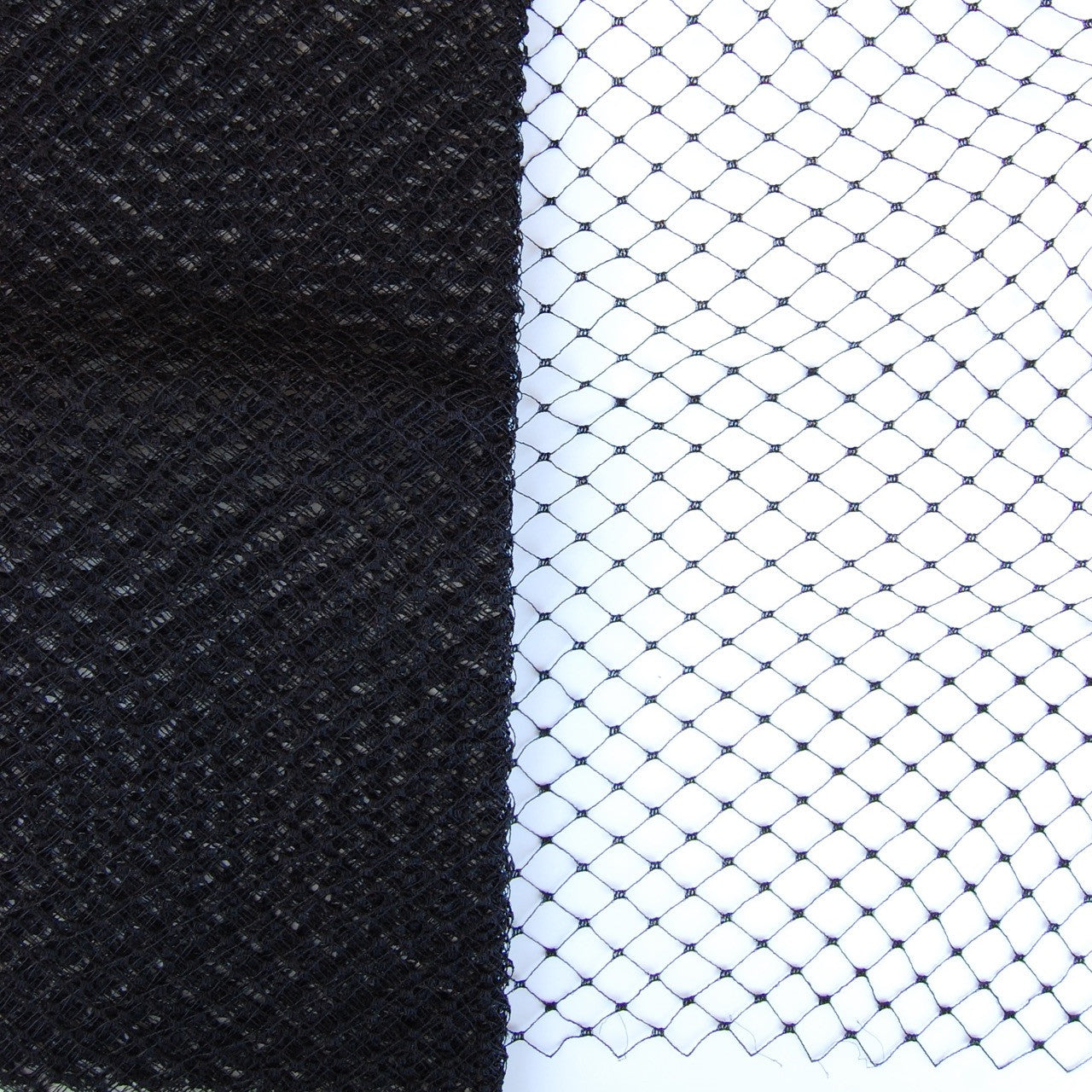 Chunky Square in Diamond Weave Veiling Netting - Birdcage Many Colors