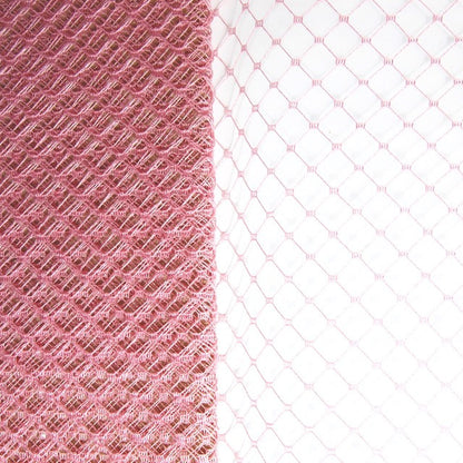 Chunky Square in Diamond Weave Veiling Netting - Birdcage Many Colors