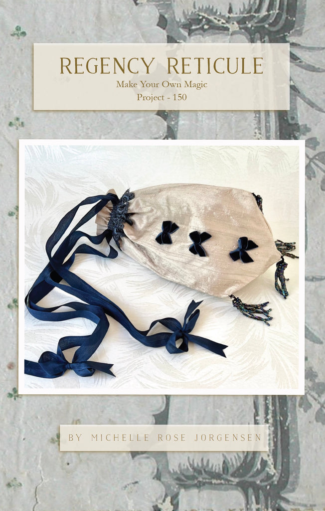 Regency Snake Pattern Reticule Regency Reticule Purse - Kit – Rose Mille