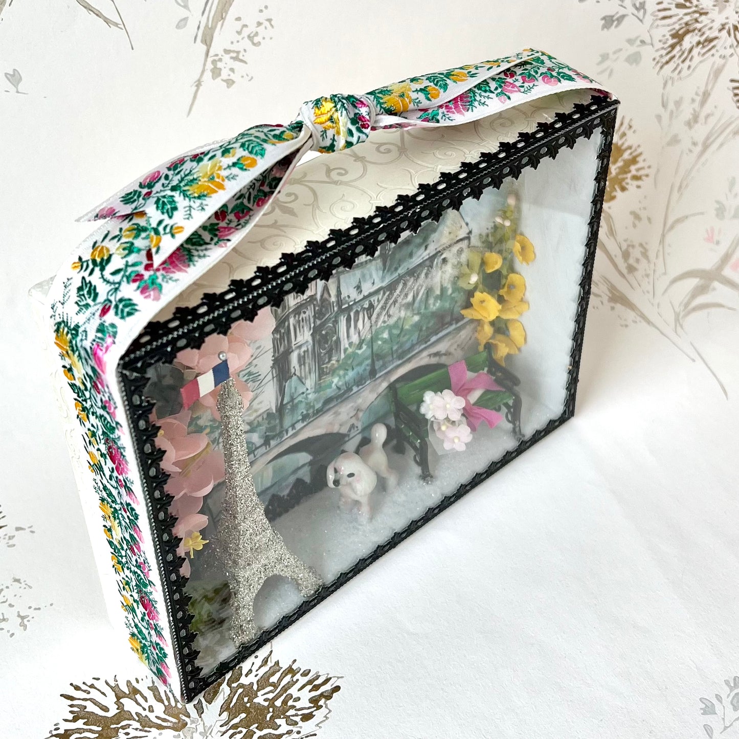 Springtime in Paris - Shadowbox Diorama Kit