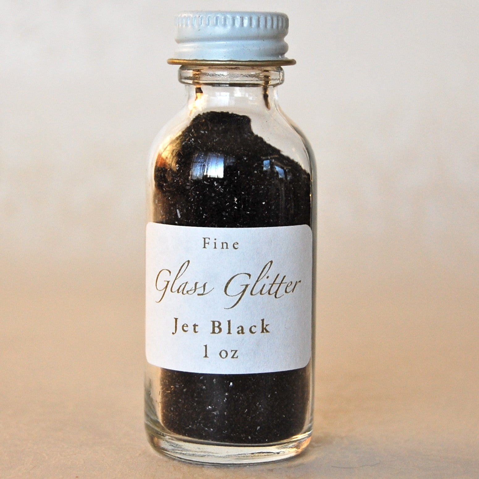 Black-Glass-Glitter-Bottle