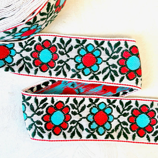 Berries & Bows Silk Jacquard Ribbon - Vintage – Rose Mille
