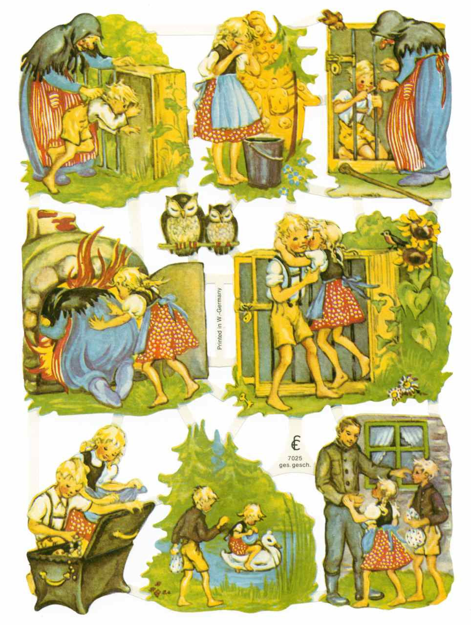 Scrapbook Pictures, Hansel and Gretel.