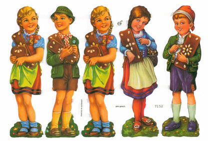Scrapbook Pictures, Gingerbread Children
