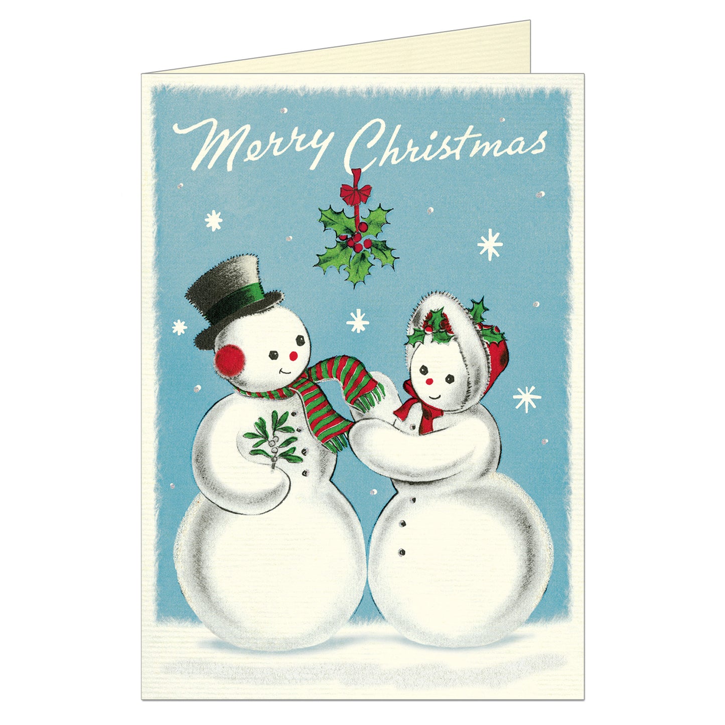 Snowmen 2 Greeting Card by Cavallini