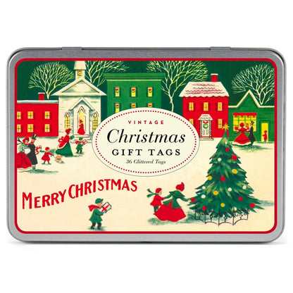 Vintage Merry Christmas Gift Tags