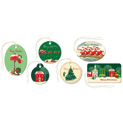 Vintage Merry Christmas Gift Tags