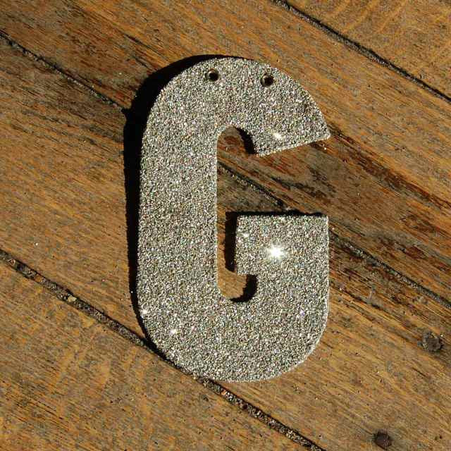 Glitter-letter-G