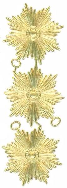 Ornament Star Medallion Halo, Dresden Trim