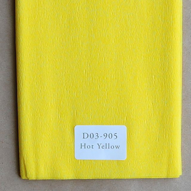 Gloria Doublette Double Sided Crepe Paper from Germany ~ Yellow and  Goldenrod
