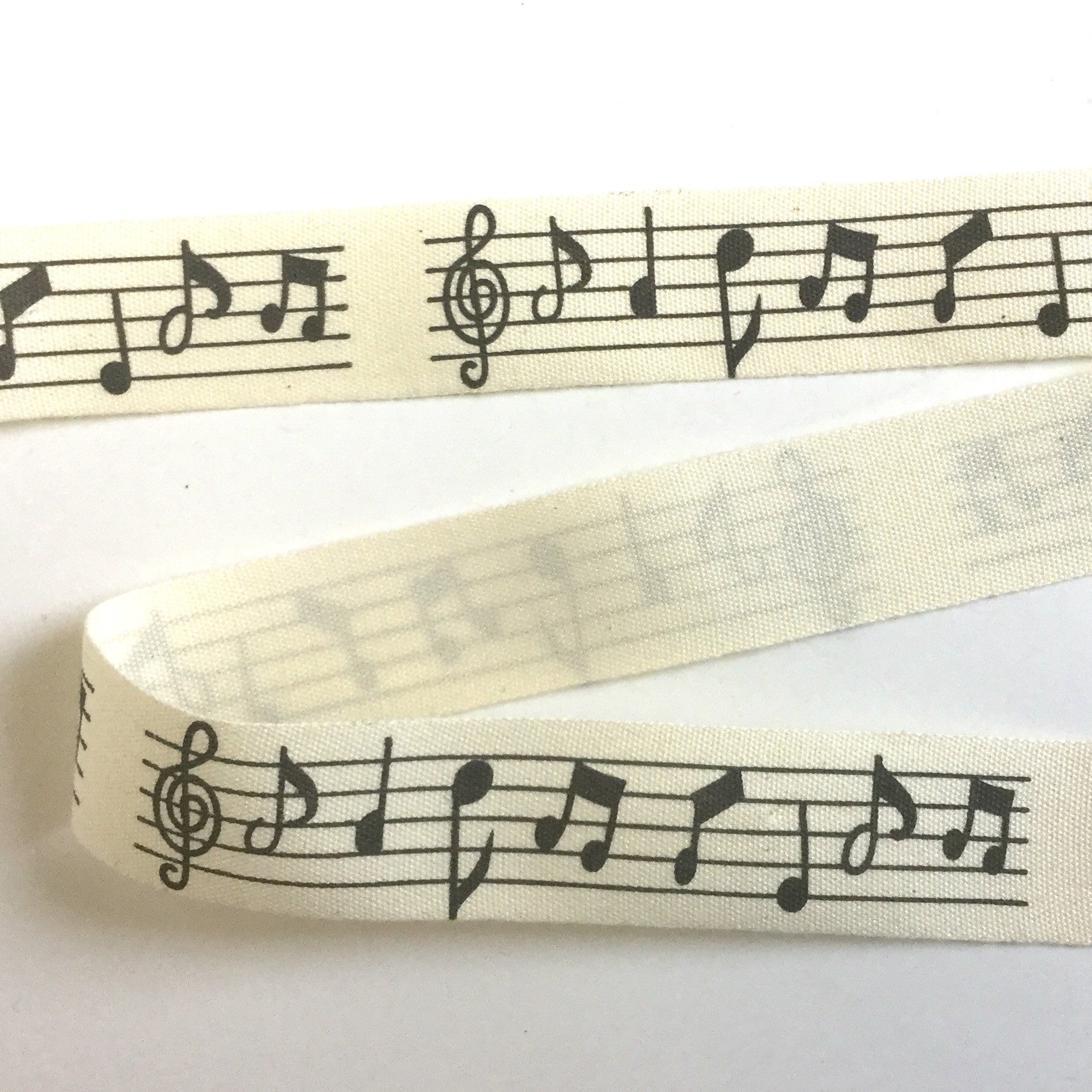 music printed ribbon