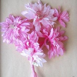 Dahlia Spray, Vintage Millinery Flower