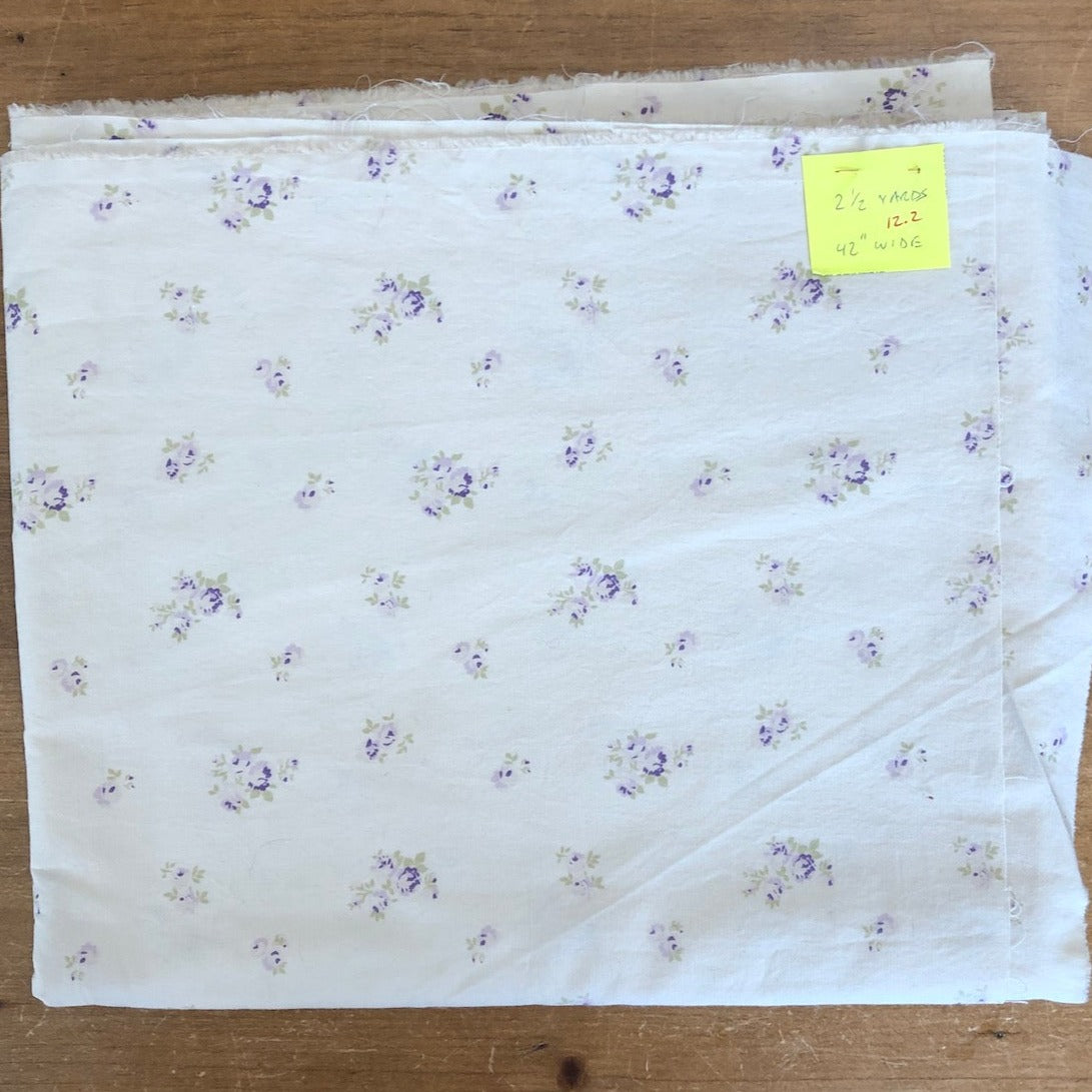 shabby-chic-faded-purple-flowers-percale