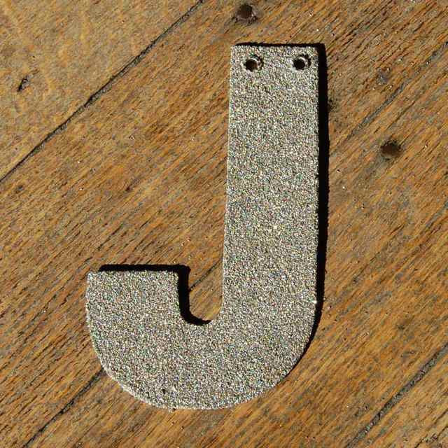 Glitter-letter-J
