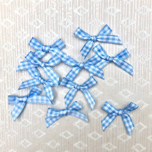 Tiny Vintage Gingham Bows
