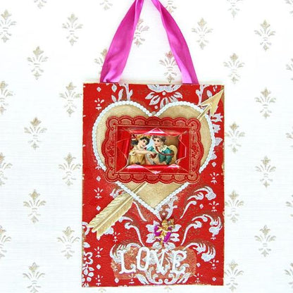 Vintage Valentine Hanging Greeting Kit