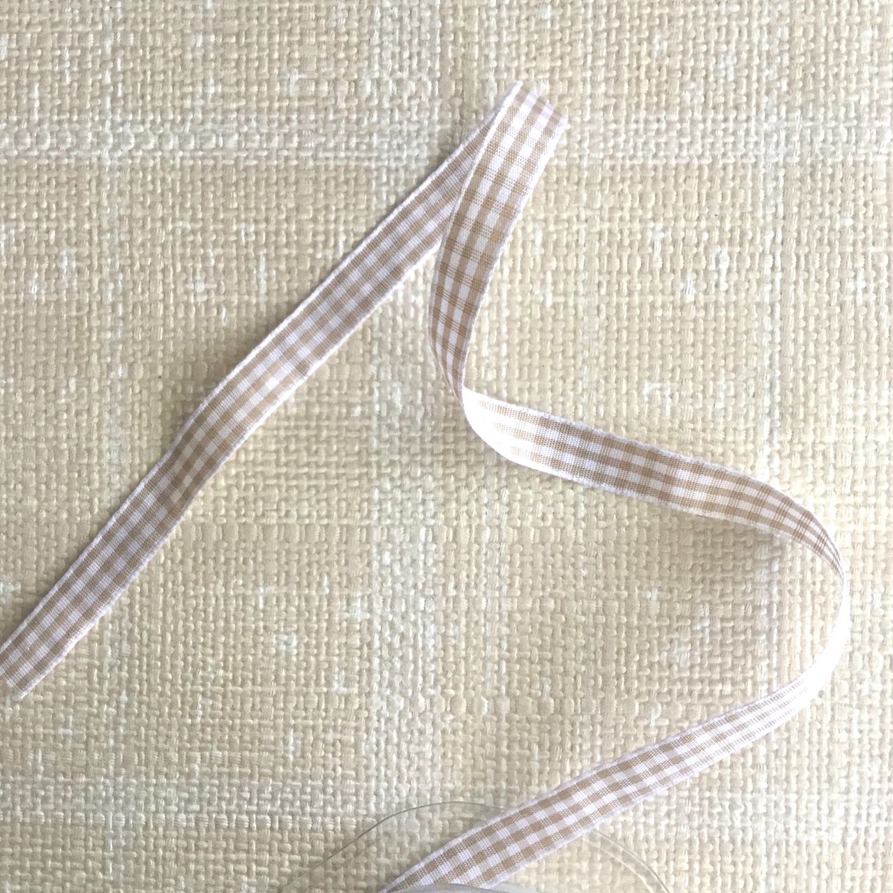 Gingham Check Narrow Ribbon - Multiple Colorways