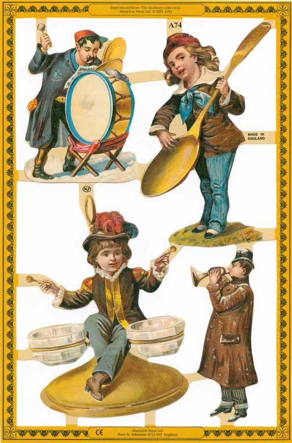 Scrapbook Pictures, People Playing Instruments