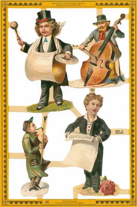 Scrapbook Pictures, People Playing Instruments