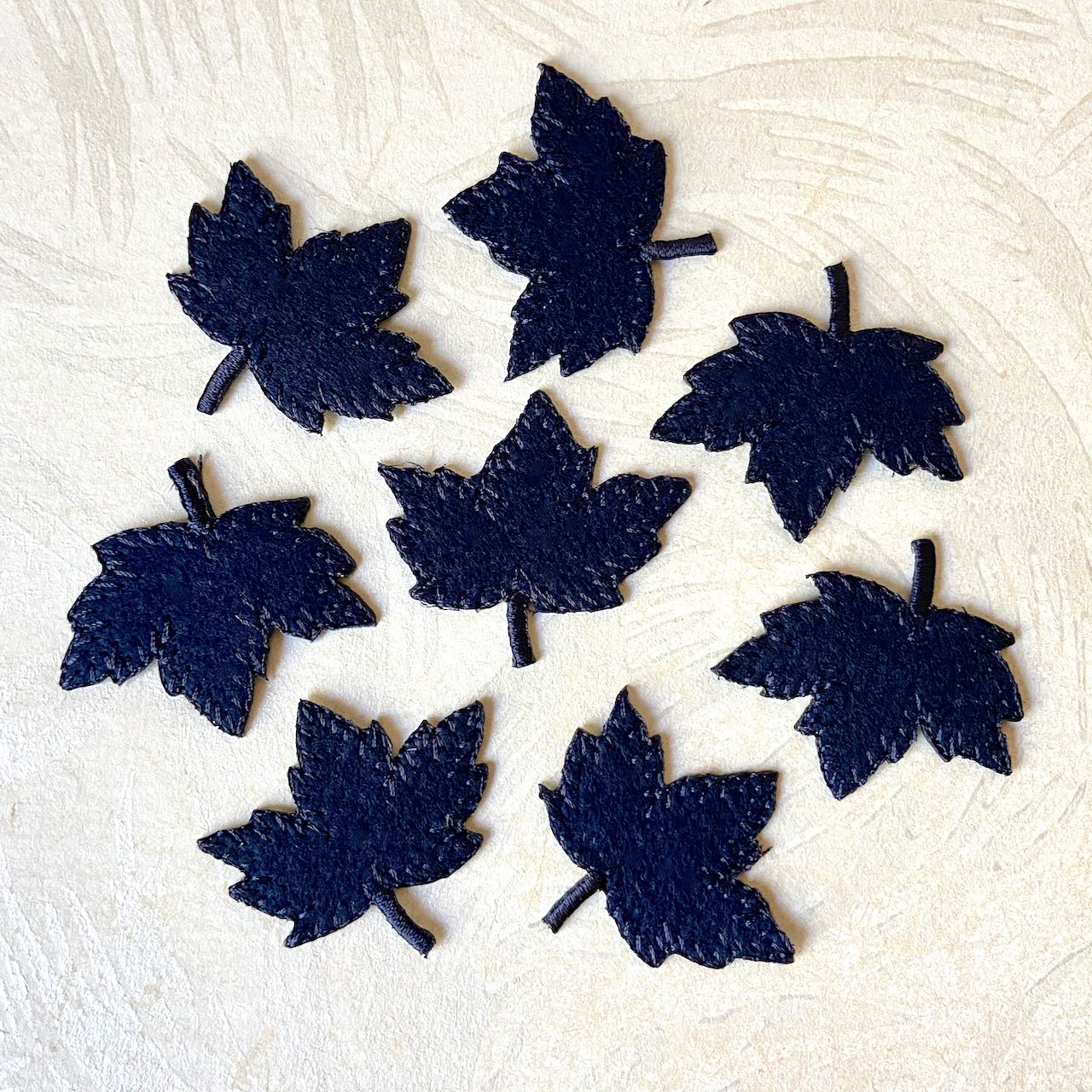 Embroidered Maple Leaf Patch Bag Hat Clothing Accessories Diy Iron