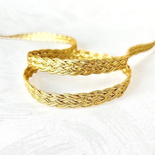 Metallic Gold Braid 3/8"