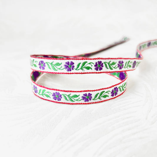    Narrow_Floral_Jacquard_Ribbon