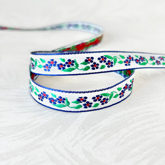     Narrow_Floral_Jacquard_Ribbon