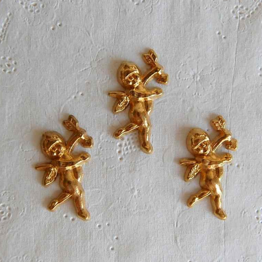 Vintage Metallic Novelty Cabochons