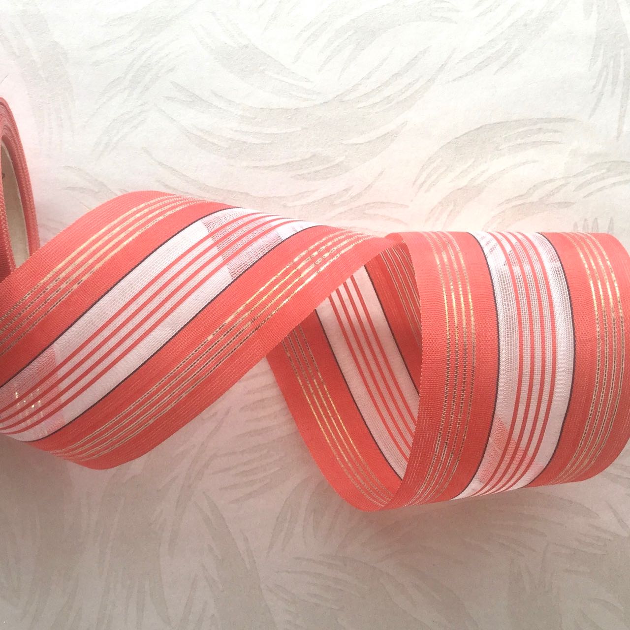 Sheer on sale coral ribbon