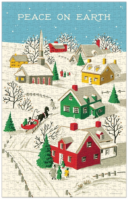 Peace on Earth Vintage Puzzle, by Cavallini