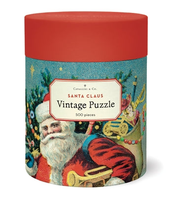 Santa Claus Vintage Puzzle, by Cavallini