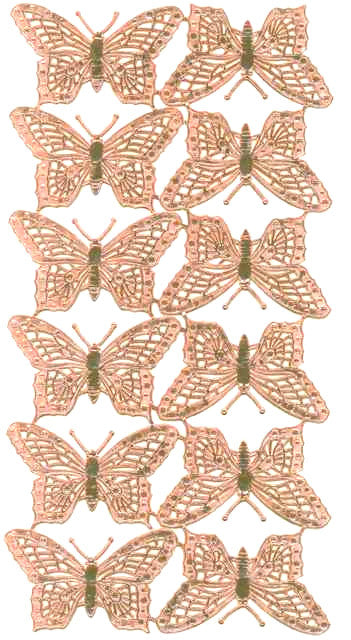 Embroidered Butterfly Appliques, Pair – Rose Mille