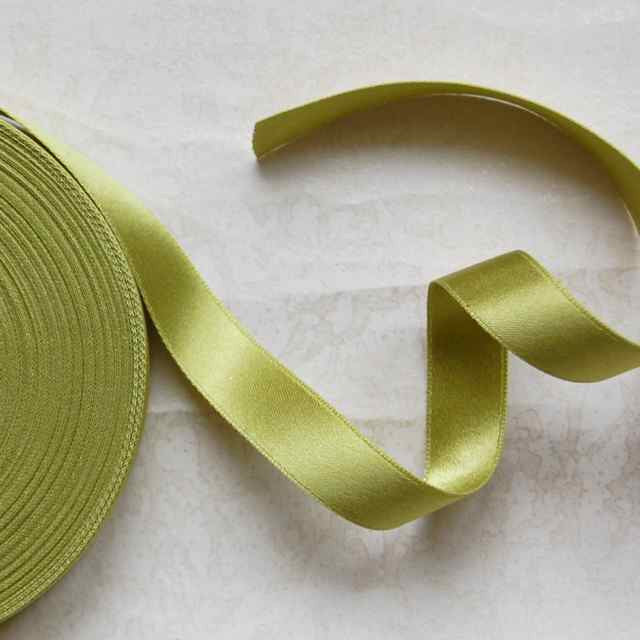 Sage Green Silk Satin Ribbon