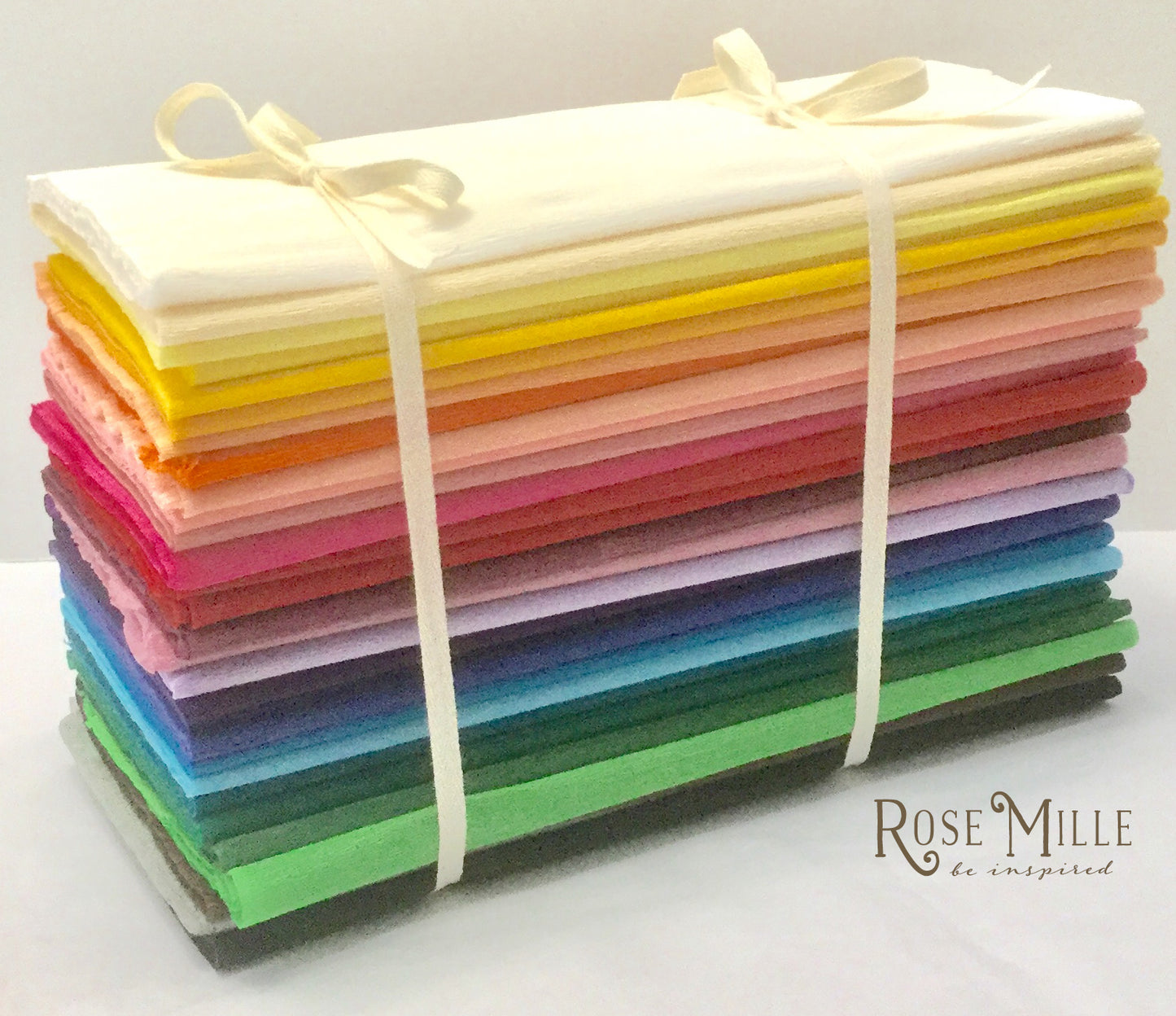 Rainbow Stack Dennison Single Sided Crepe Paper
