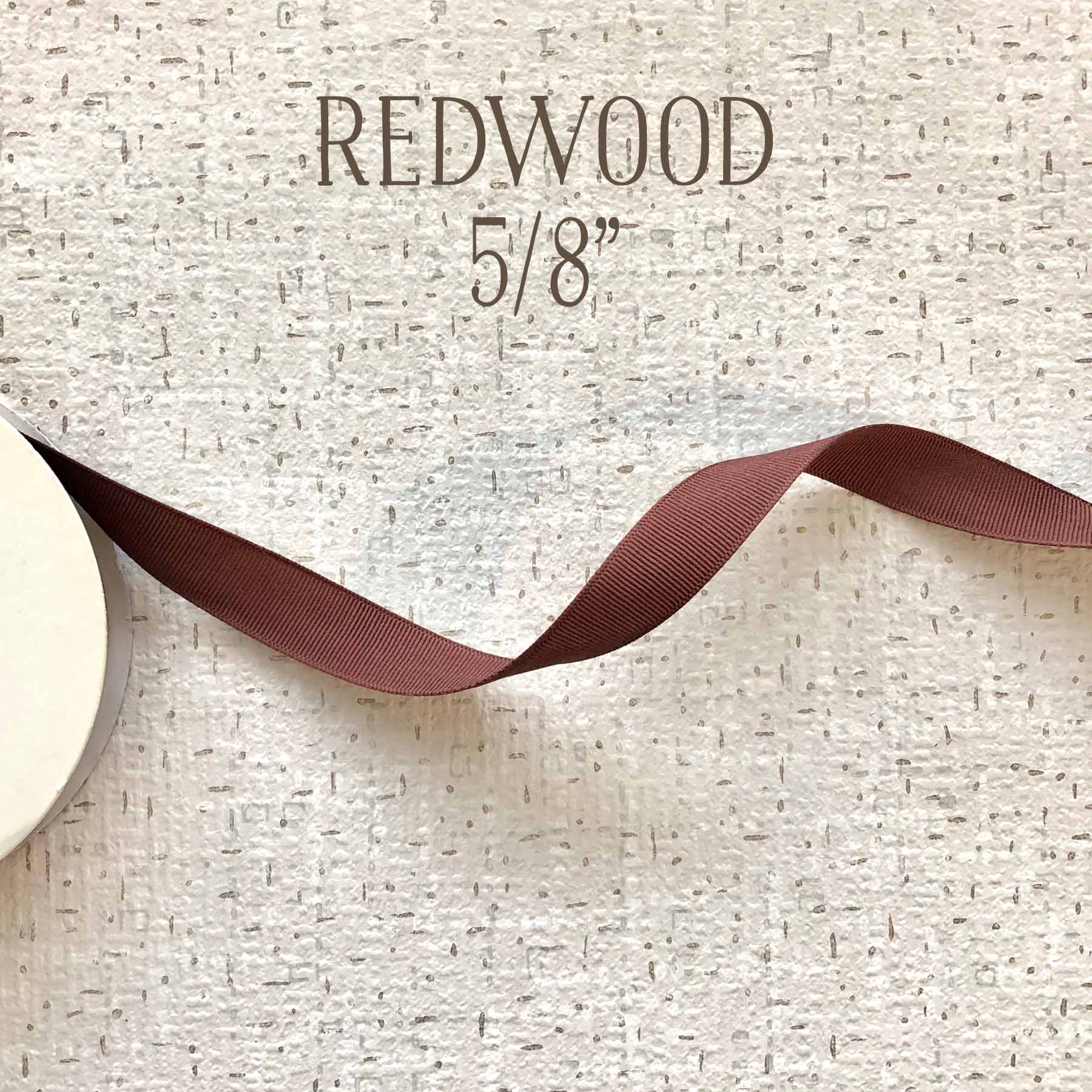 Redwood cotton ribbon