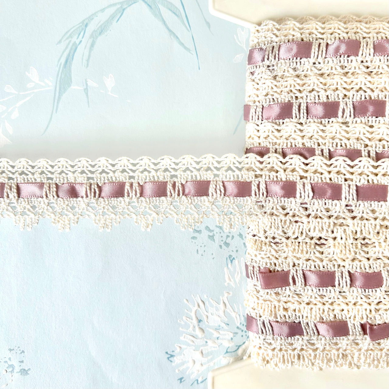 Ribbon Inset Lace – Rose Mille