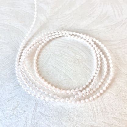 2.5mm Round Pearl Finish Faux Pearls - Multiple Colorways