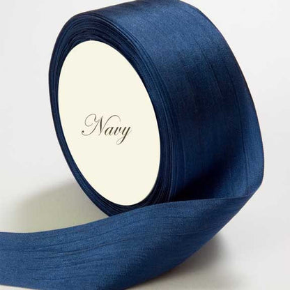 Silk Ribbon, navy, dark blue