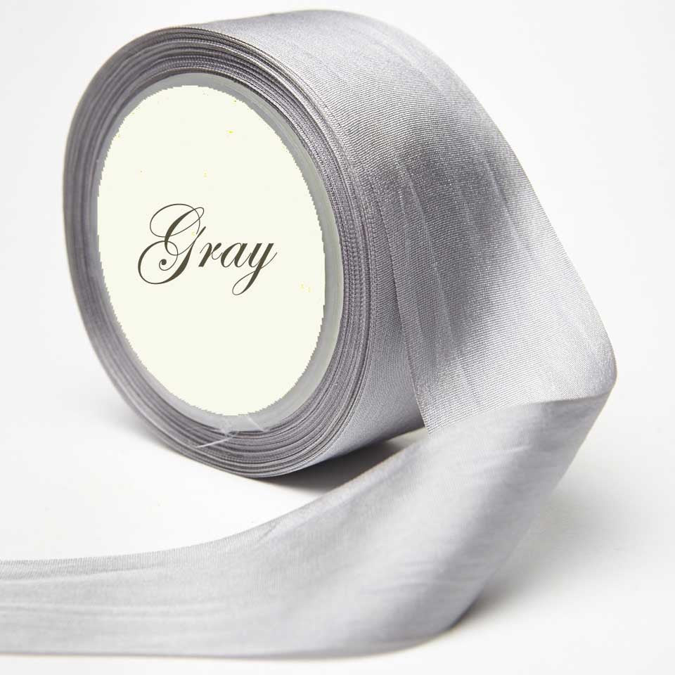Silk Ribbon, grey, gray
