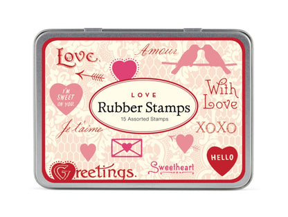 Love Rubber Stamp Set