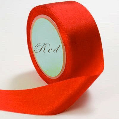 Silk Ribbon, red, crimson