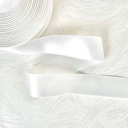 Singe Ribbon Single Faced Silk Satin Ribbon – Rose Mille