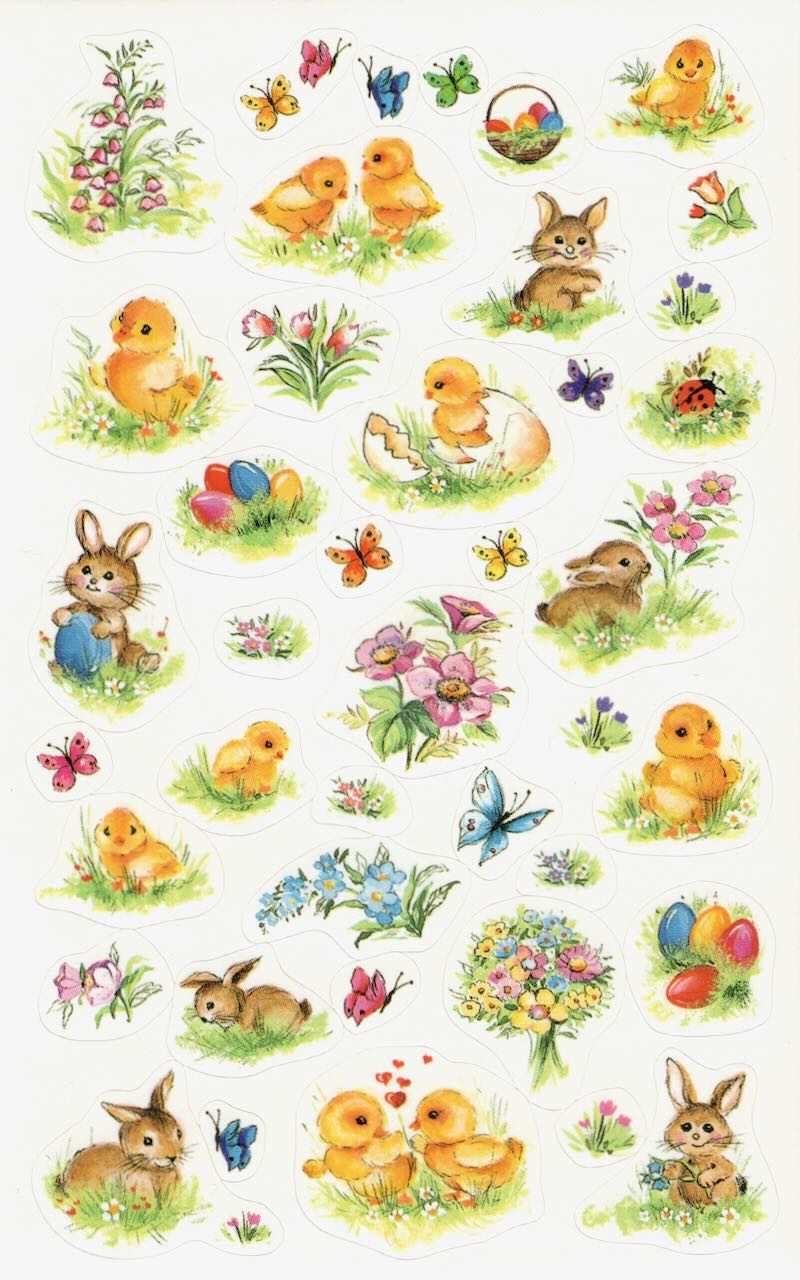 Easter_Chicks_Bunny_Stickers