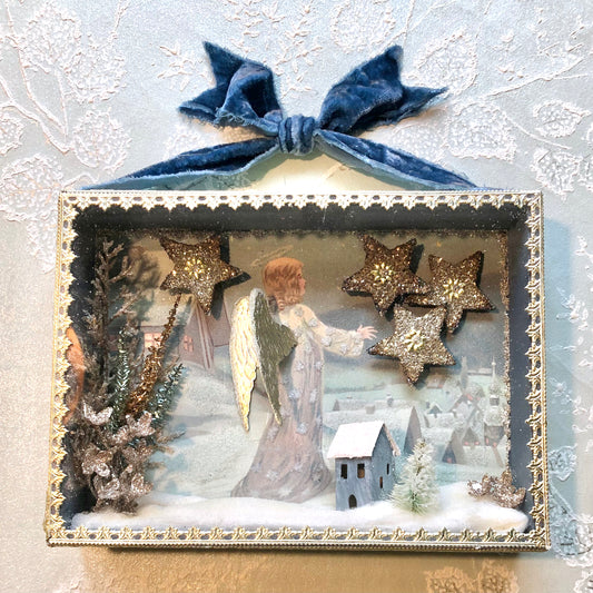 Starry Night Winter Diorama Shadowbox